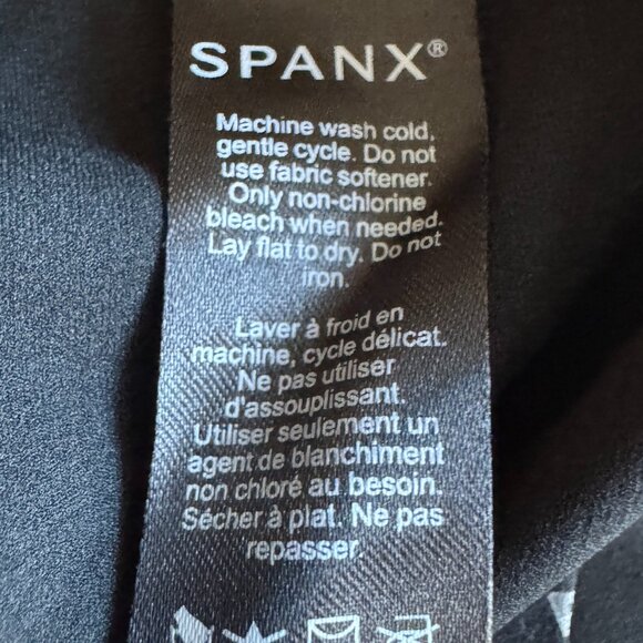 Spanx Every Wear Asymmetrical Reflective 7/8 Leggings Sz XL Black - Picture 9 of 16